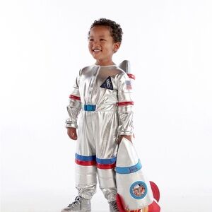 Pottery Barn  Light-Up Astronaut Halloween Costume, 2T NWT